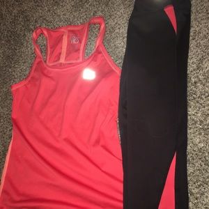 Workout tank and capris